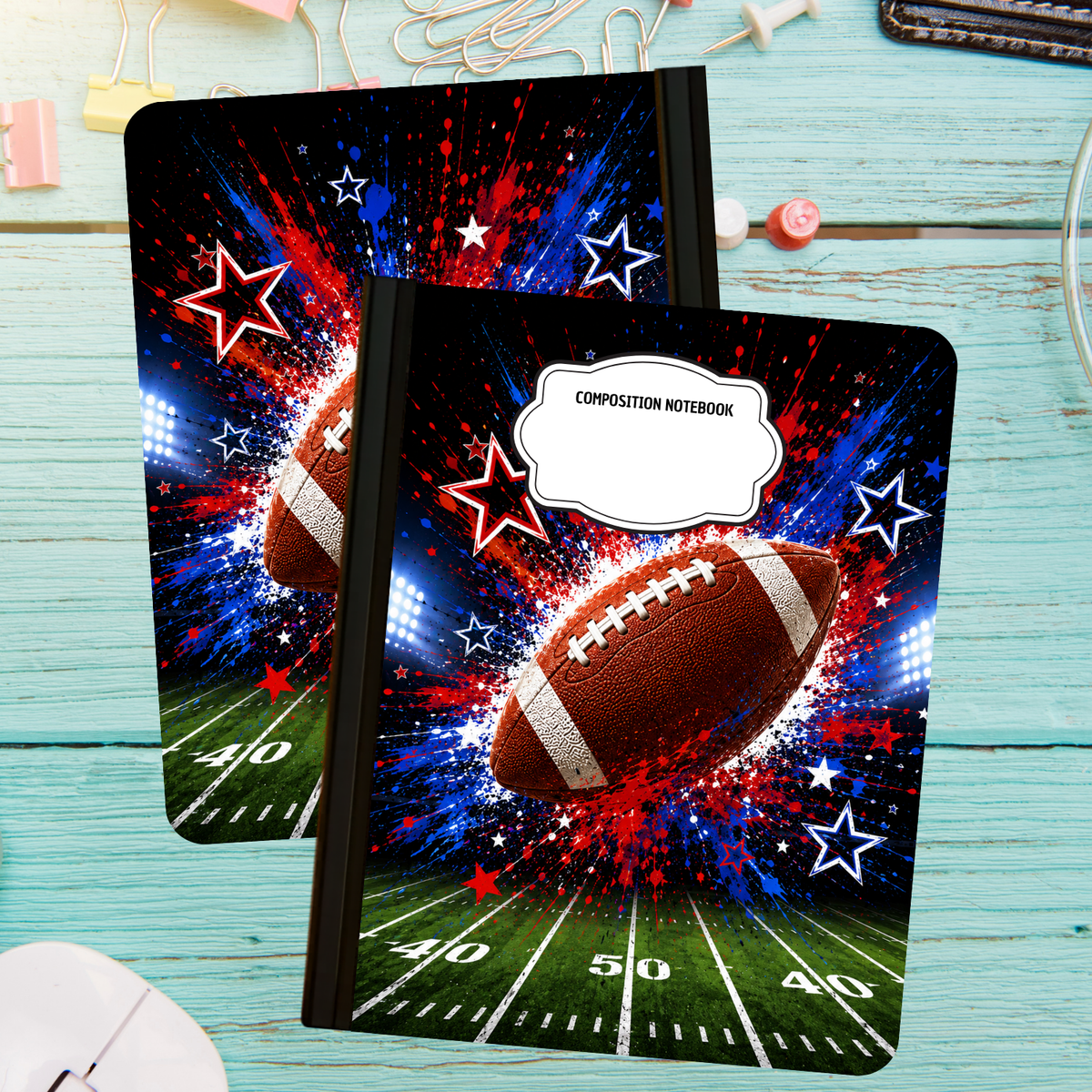 Composition Notebook - 50 yard line
