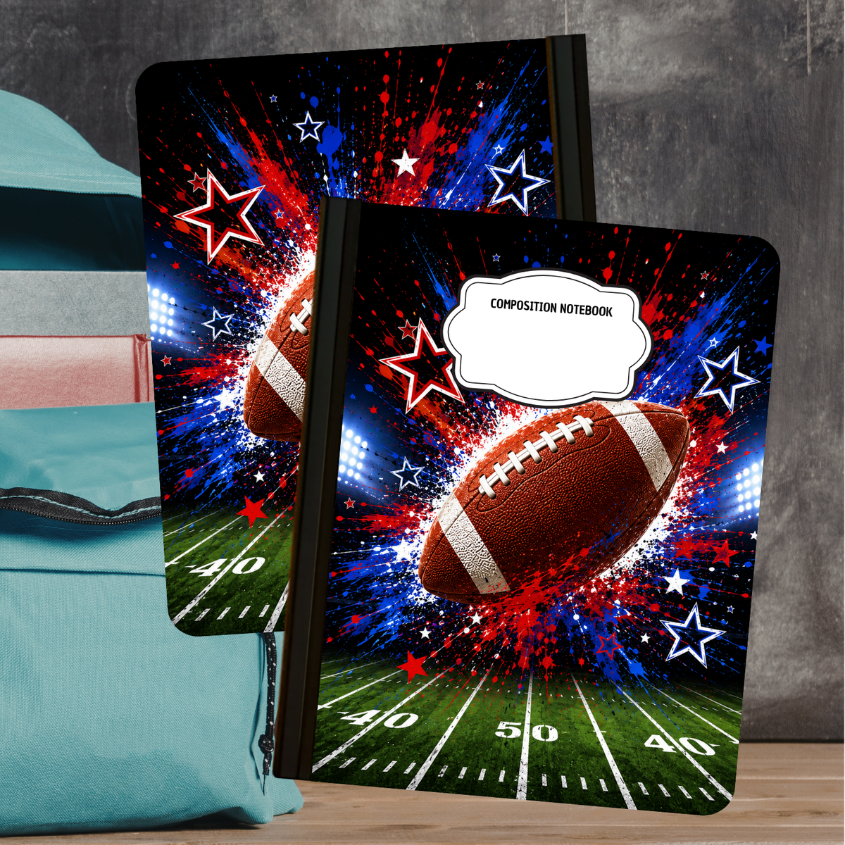 Composition Notebook - 50 yard line