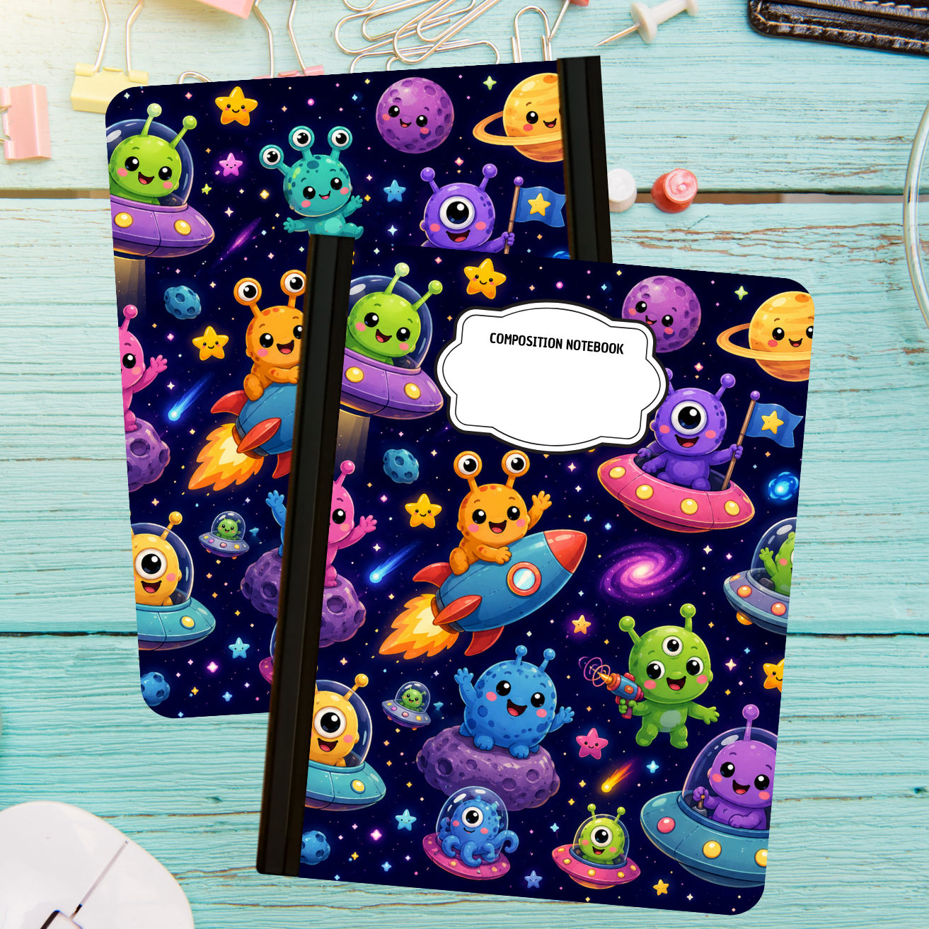 Composition Notebook - Aliens