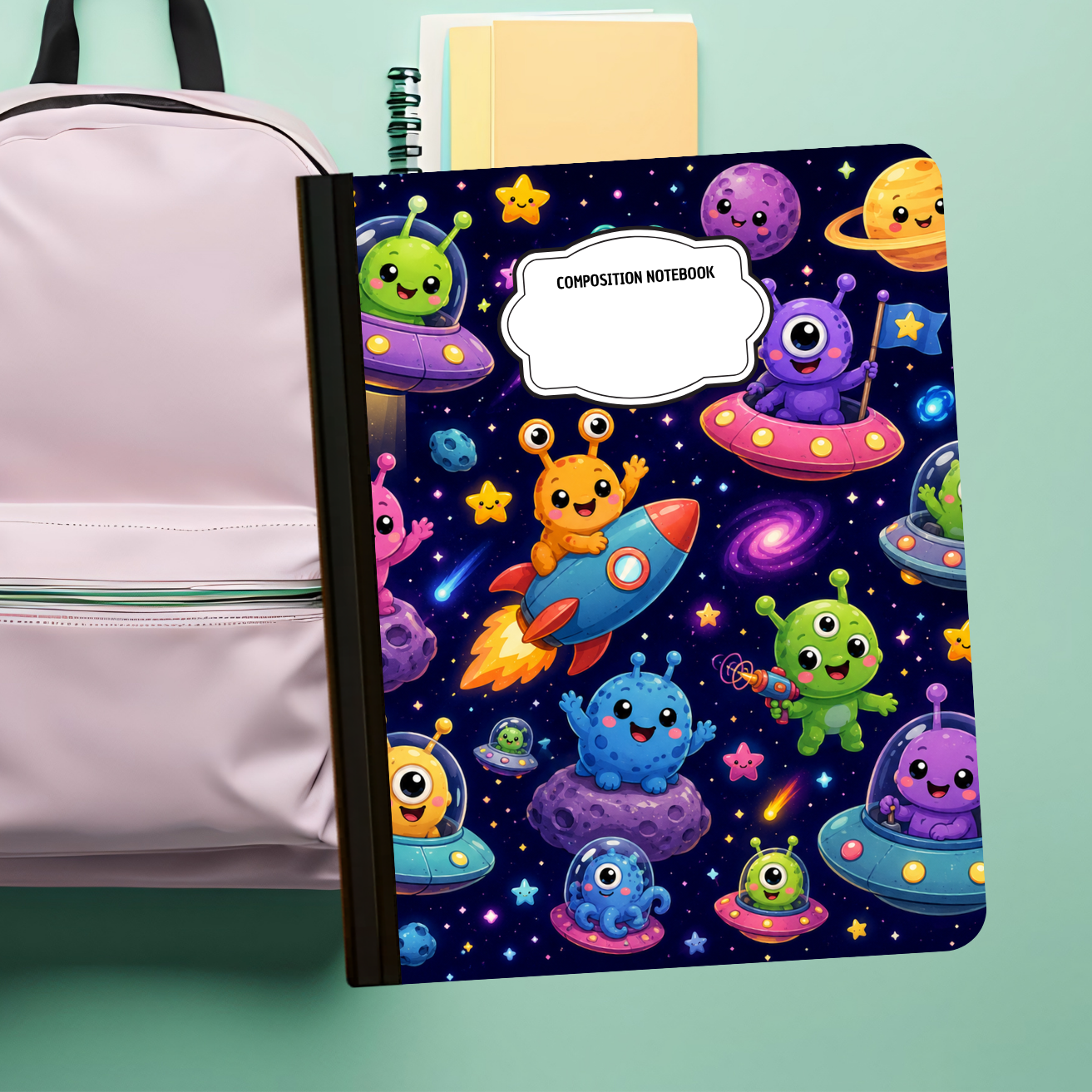 Composition Notebook - Aliens