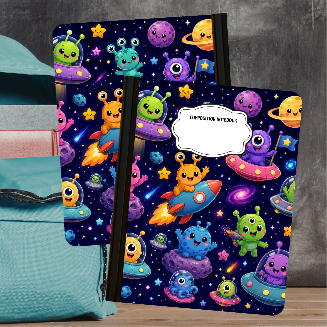 Composition Notebook - Aliens