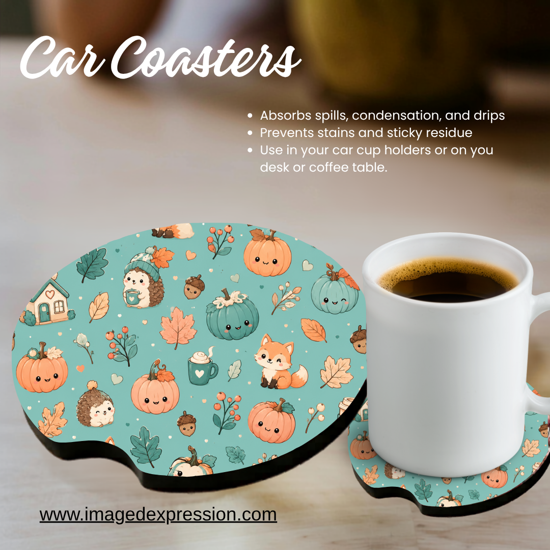 Car Coaster - Autumn Fun