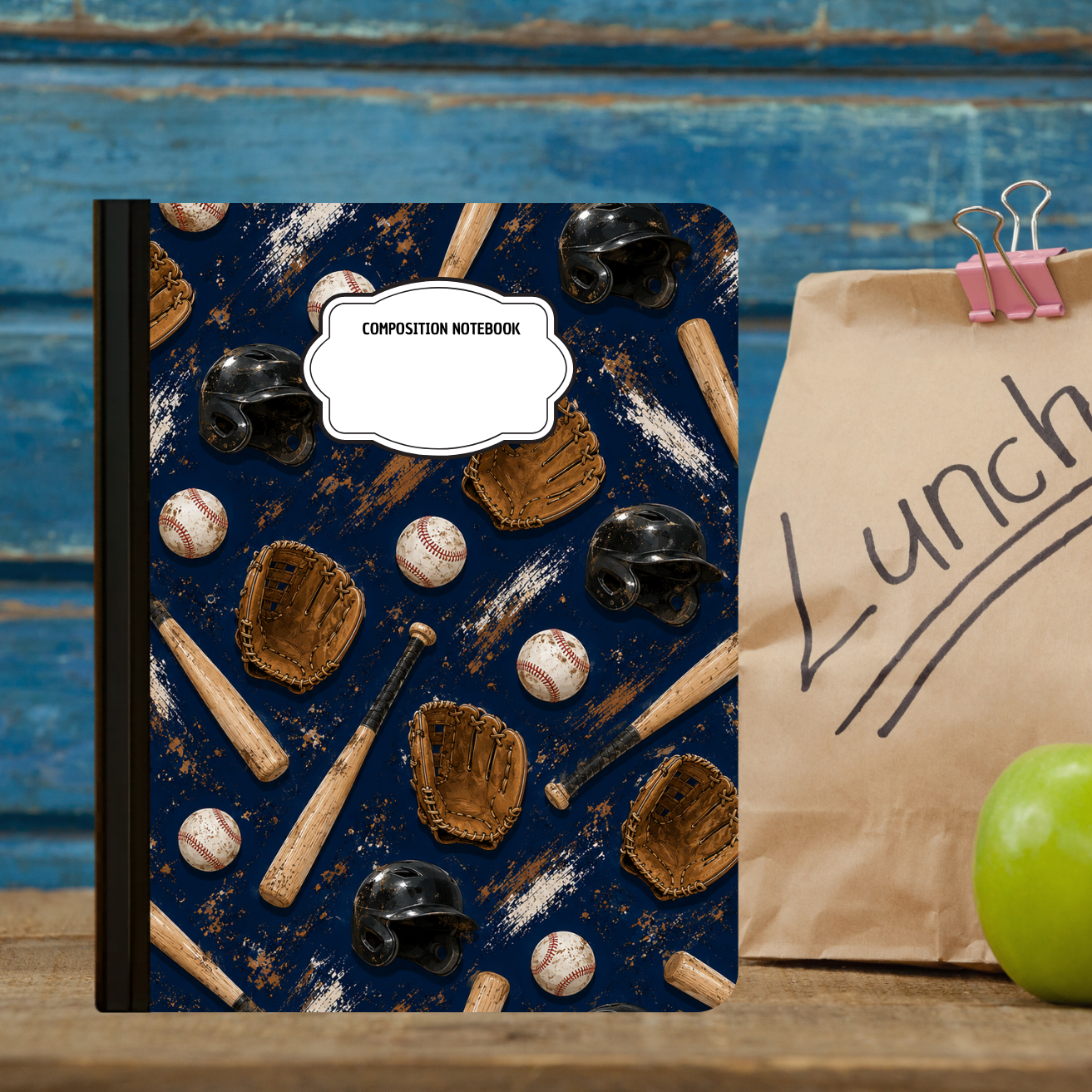 Composition Notebook - Baseball