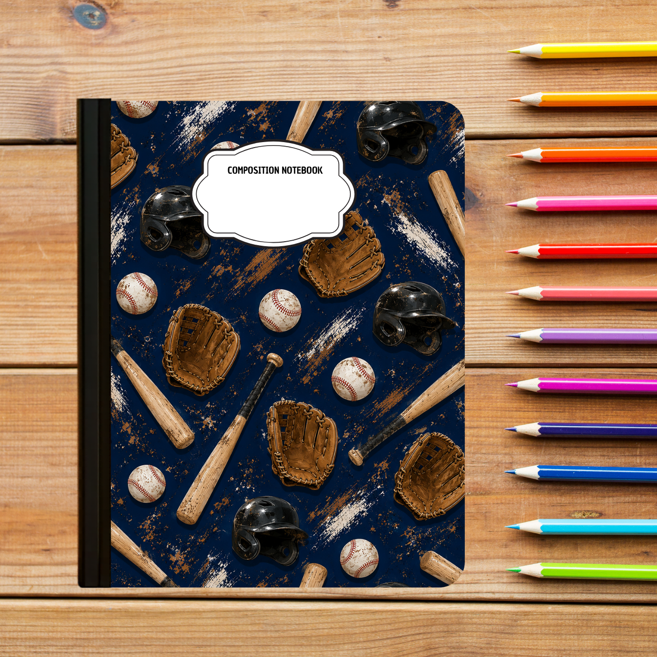 Composition Notebook - Baseball