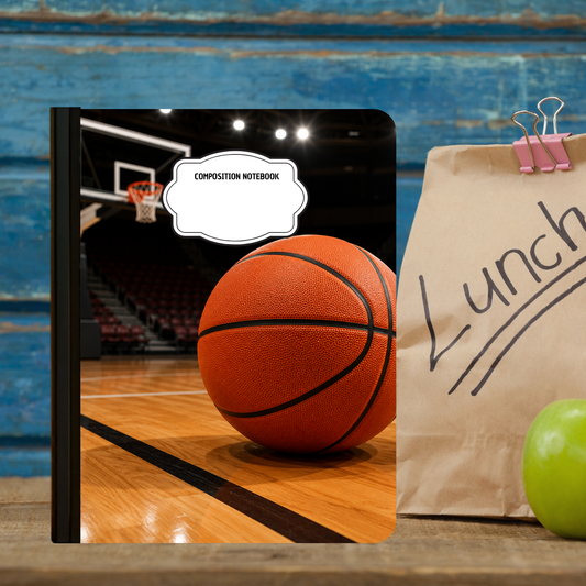 Composition Notebook - Basketball Court