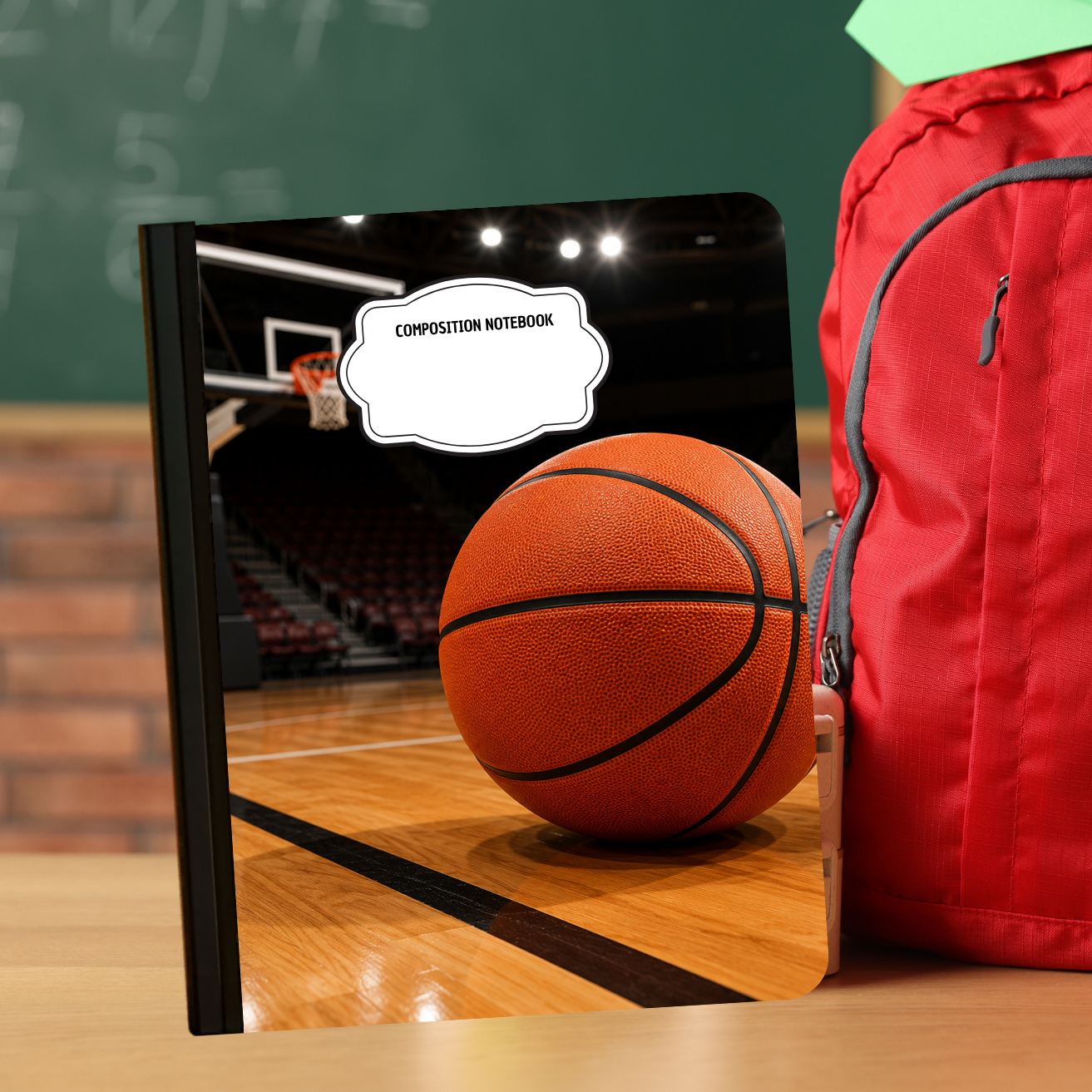 Composition Notebook - Basketball Court