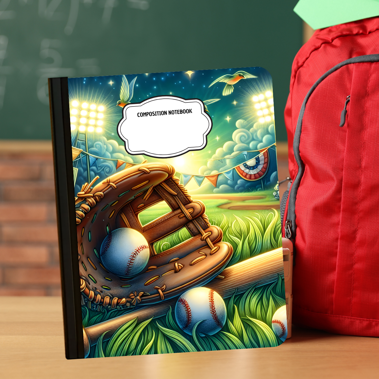 Composition Notebook - Batter Up