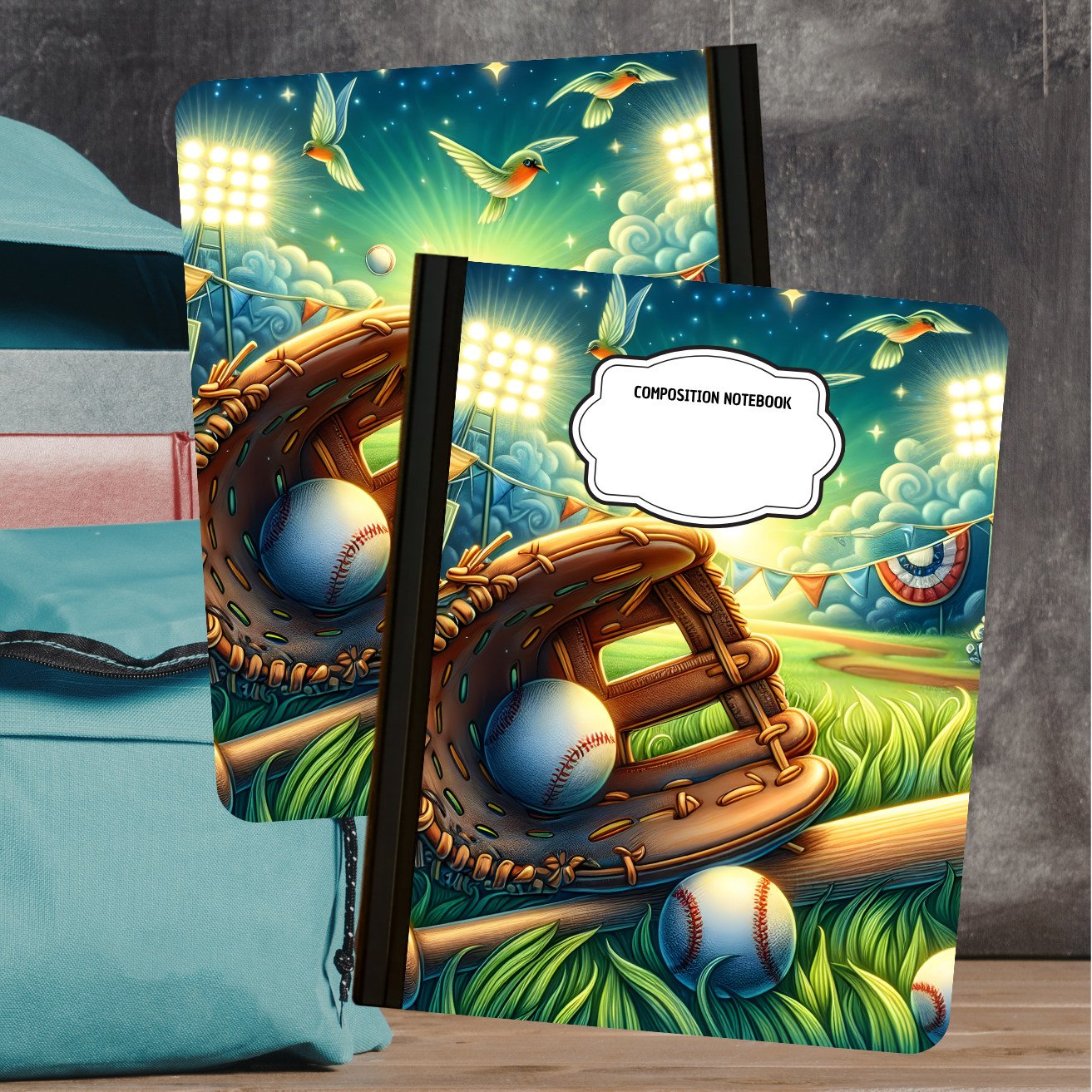 Composition Notebook - Batter Up