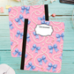 Composition Notebook - Blue Bows and Pearls