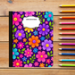 Composition Notebook - Bright Garden