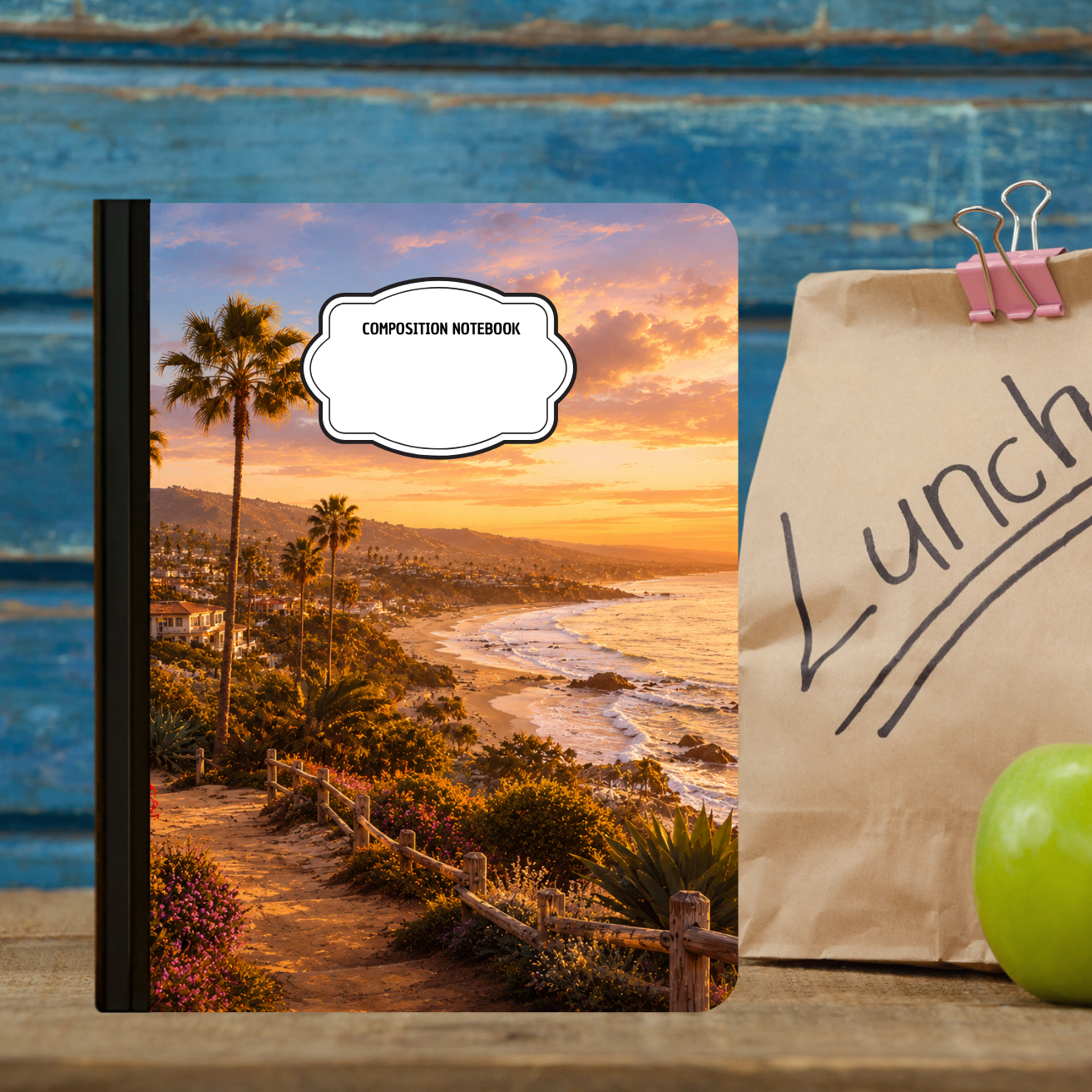 Composition Notebook - Cali Sunset