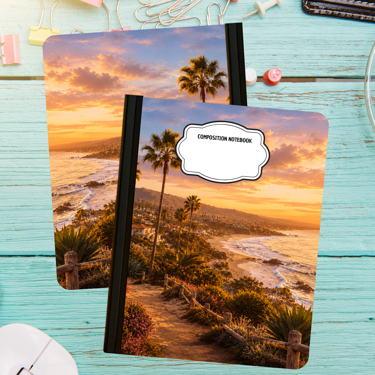 Composition Notebook - Cali Sunset