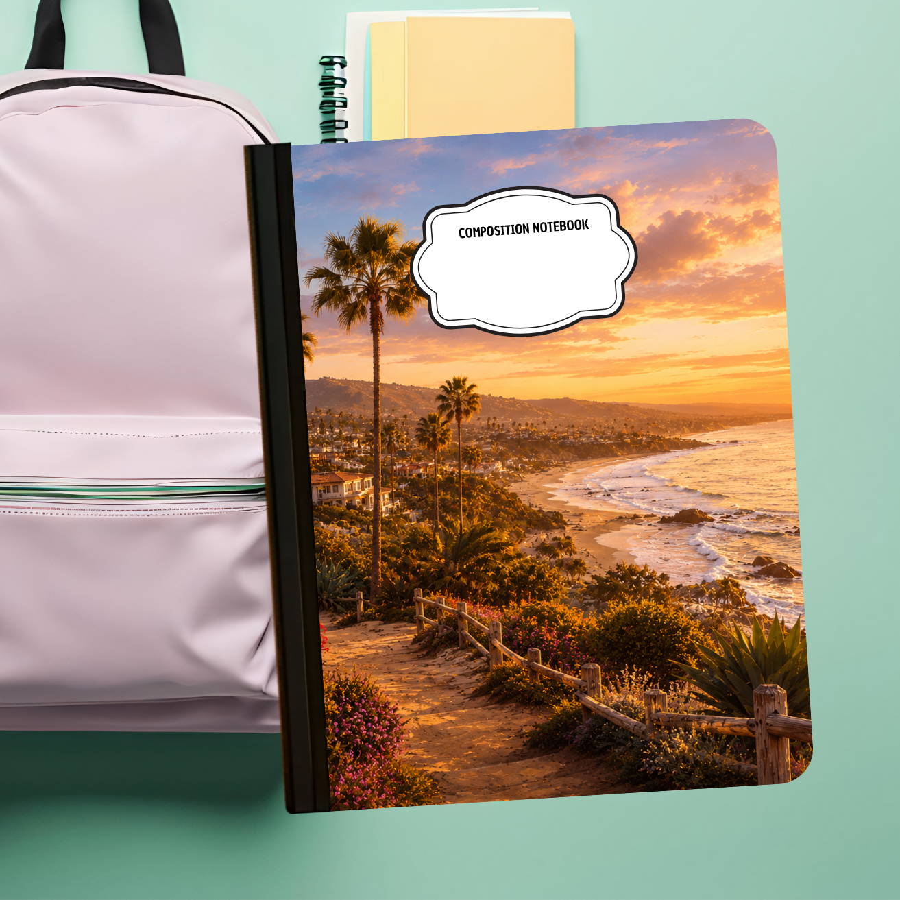 Composition Notebook - Cali Sunset