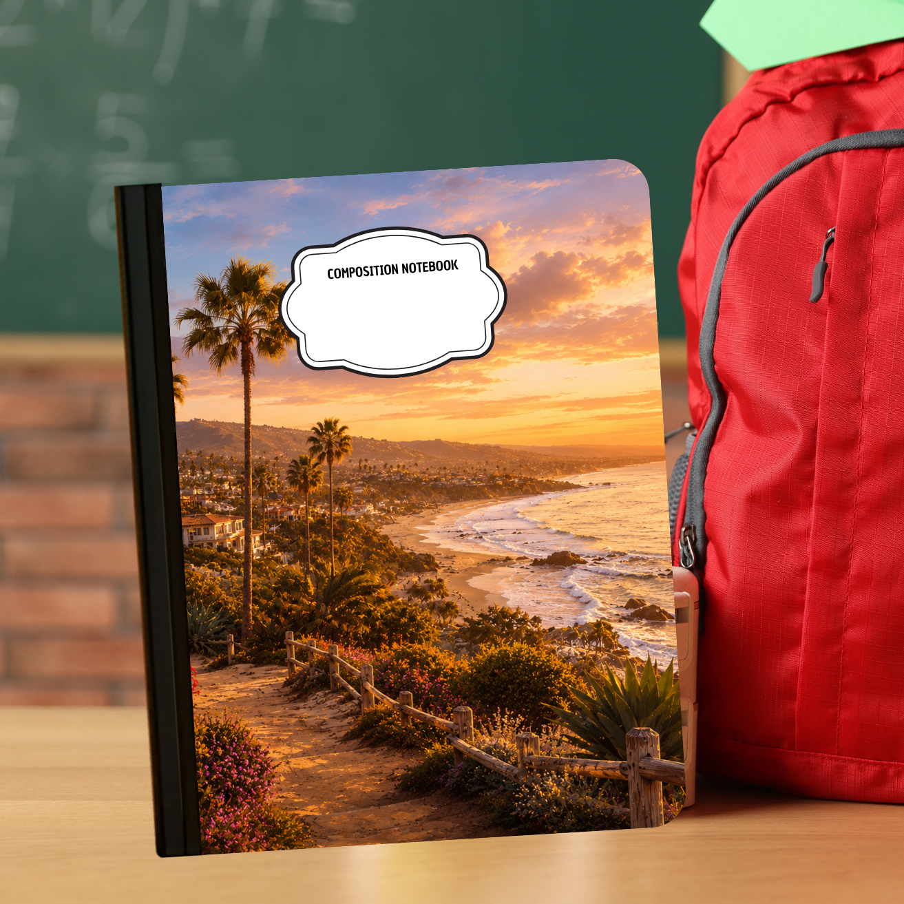 Composition Notebook - Cali Sunset