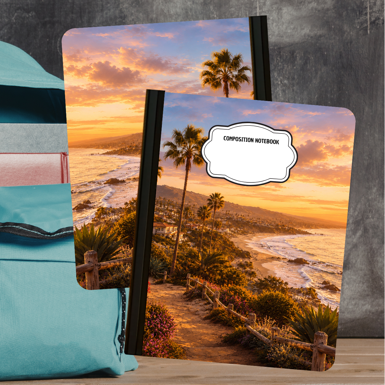Composition Notebook - Cali Sunset