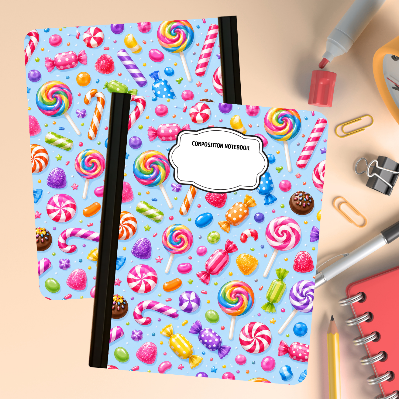 Composition Notebook - Candy