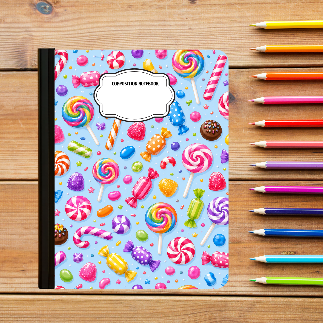 Composition Notebook - Candy