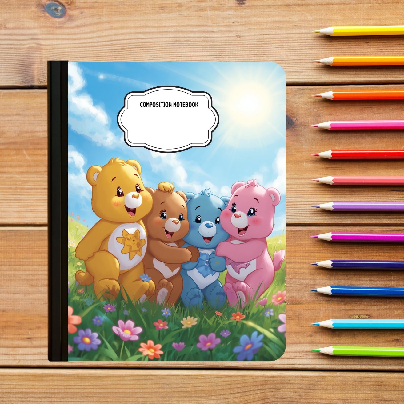 Composition Notebook - Caring Friends
