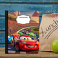 Composition Notebook - Cartoon Race Car