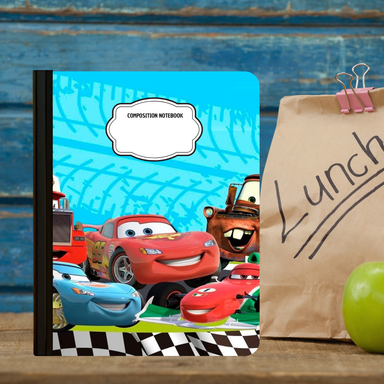 Composition Notebook - Cartoon Race Tread