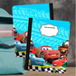 Composition Notebook - Cartoon Race Tread