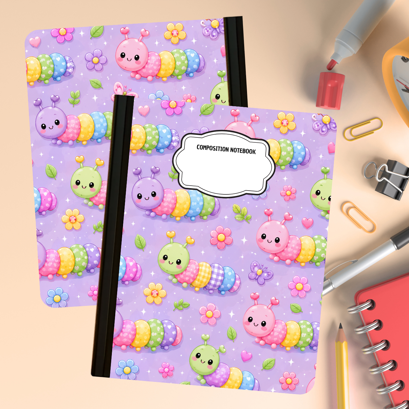 Composition Notebook - Caterpillar