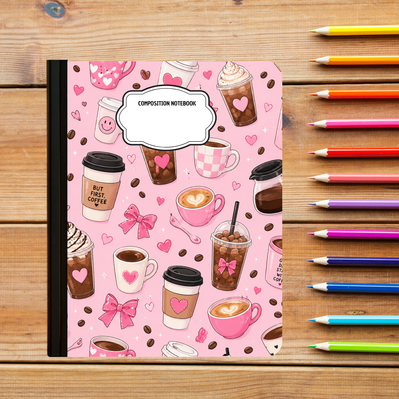 Composition Notebook - Coffee Madness