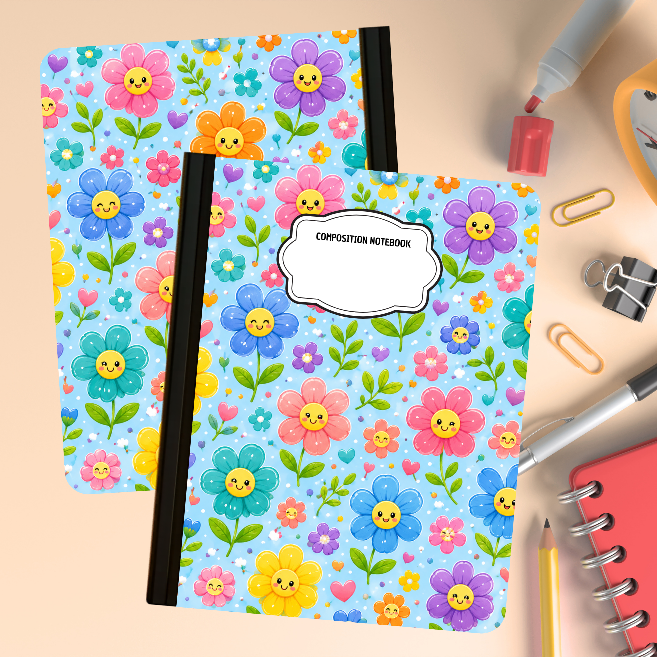 Composition Notebook - Daisies