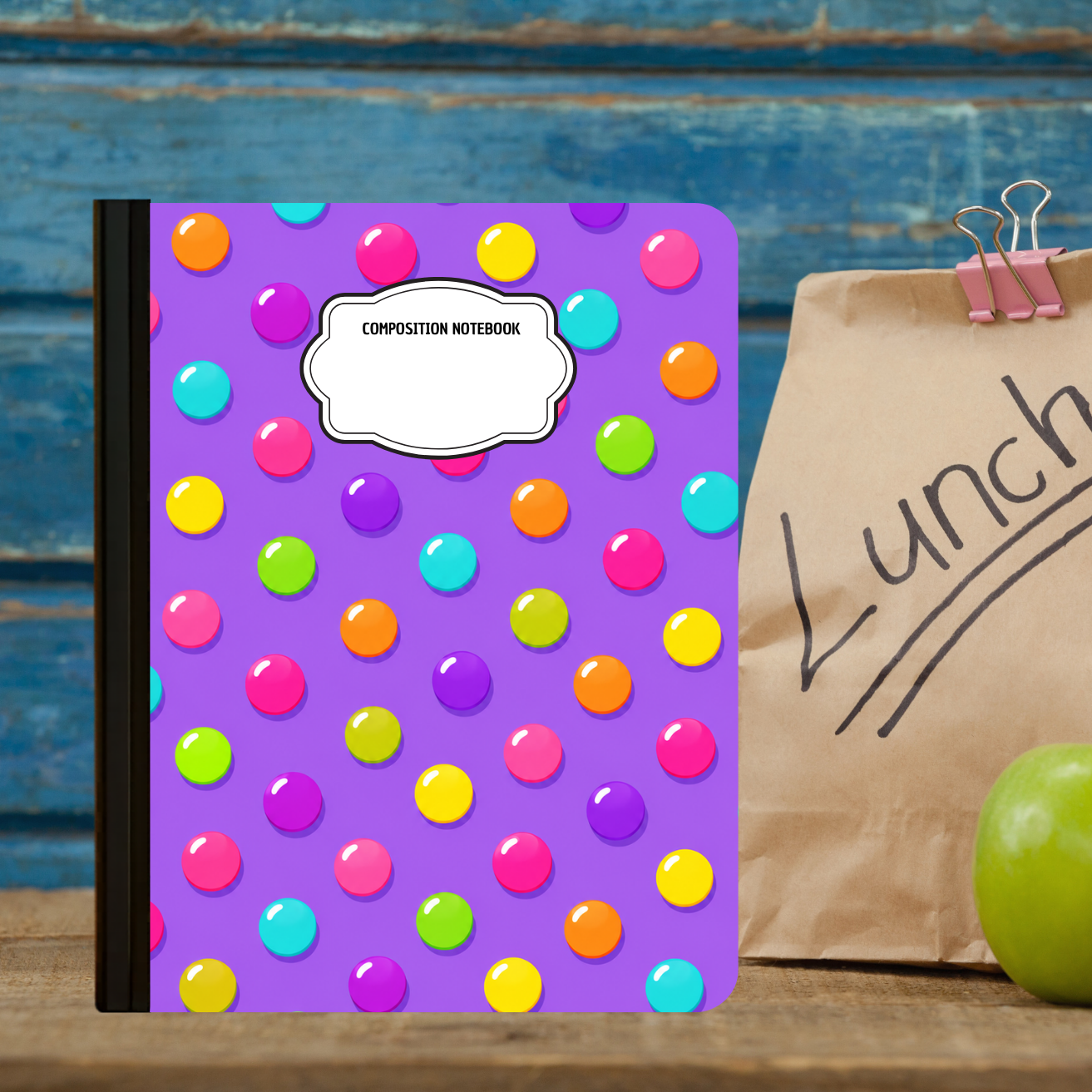 Composition Notebook - Dots