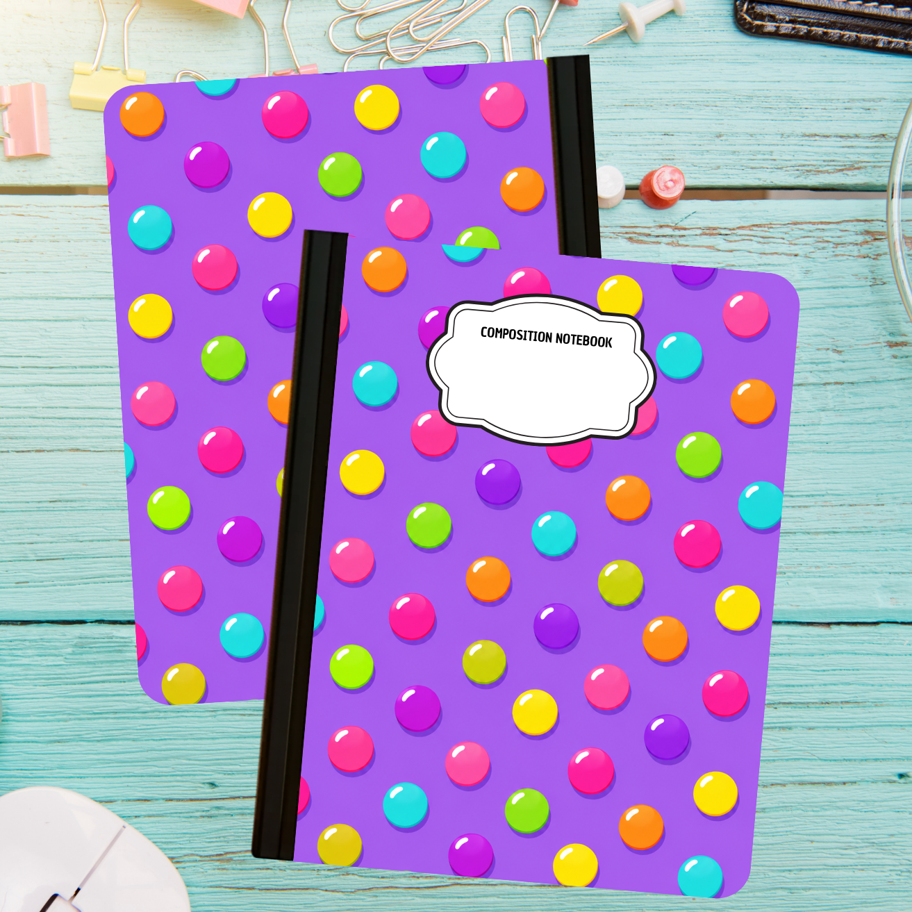Composition Notebook - Dots