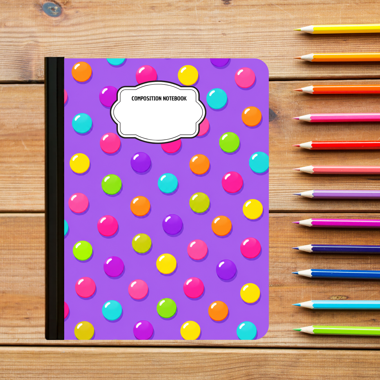 Composition Notebook - Dots