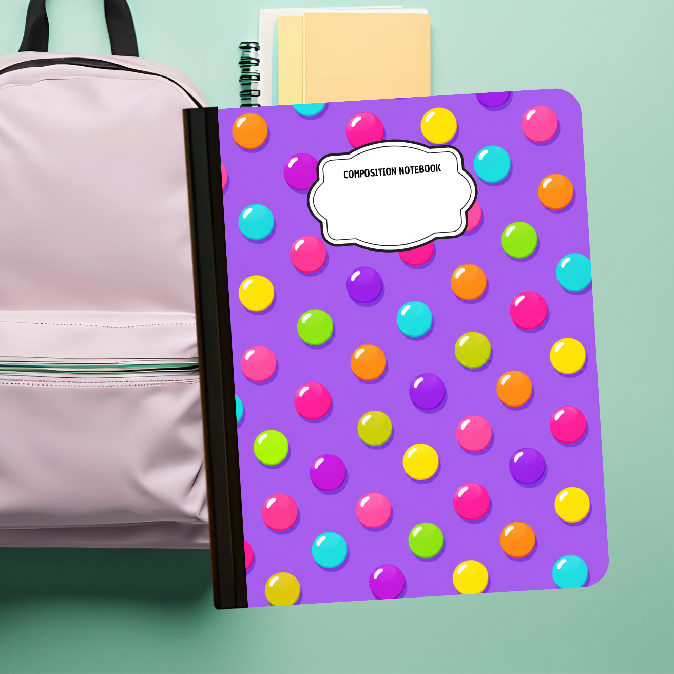 Composition Notebook - Dots