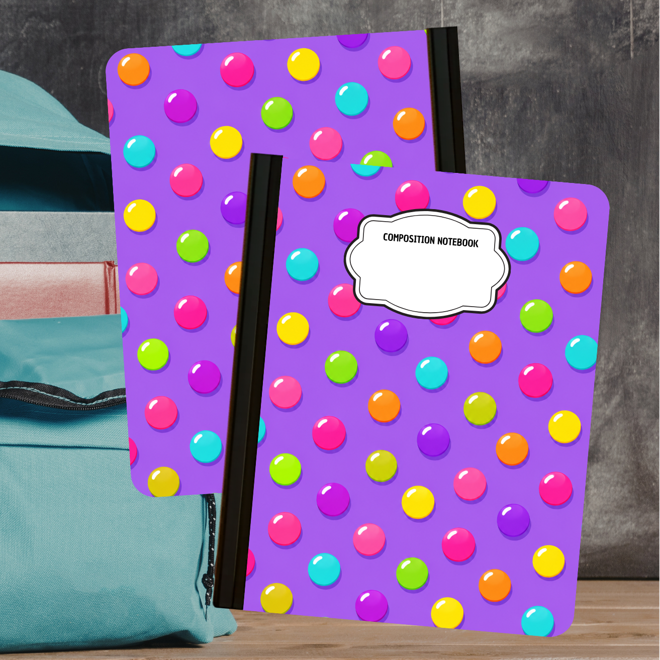 Composition Notebook - Dots