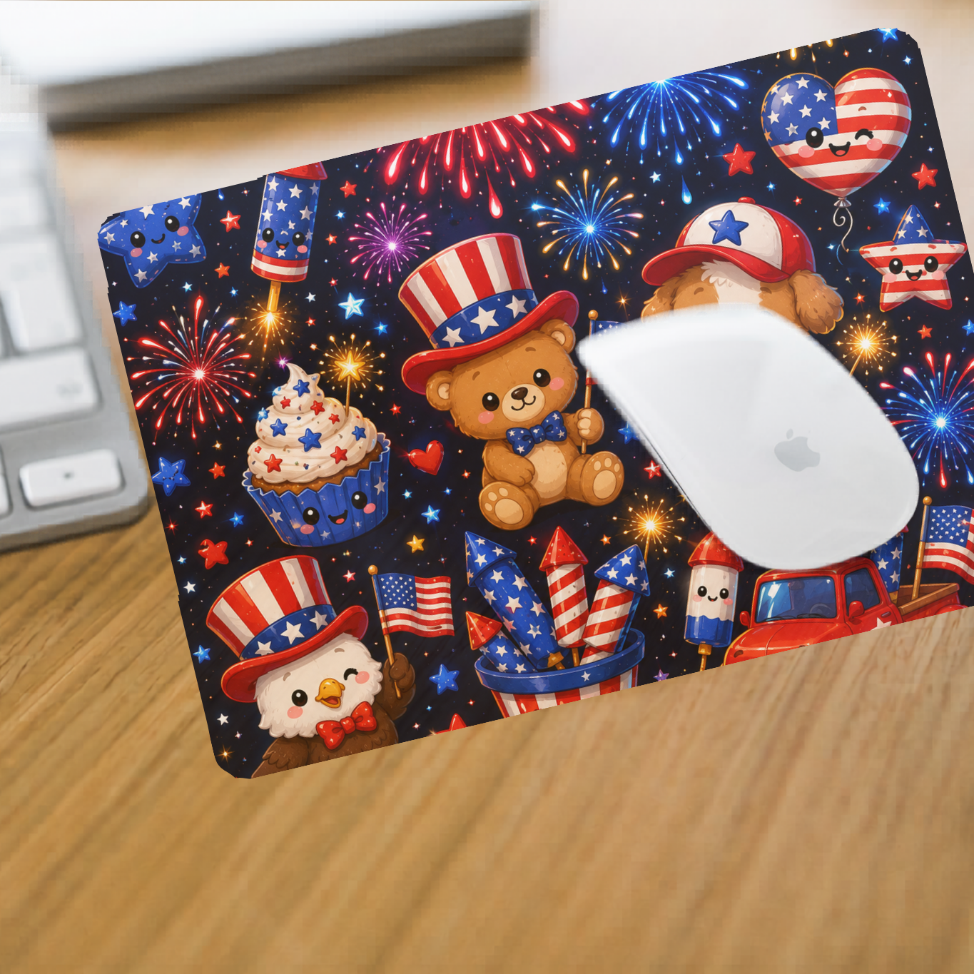 Mouse Pad - Fireworks