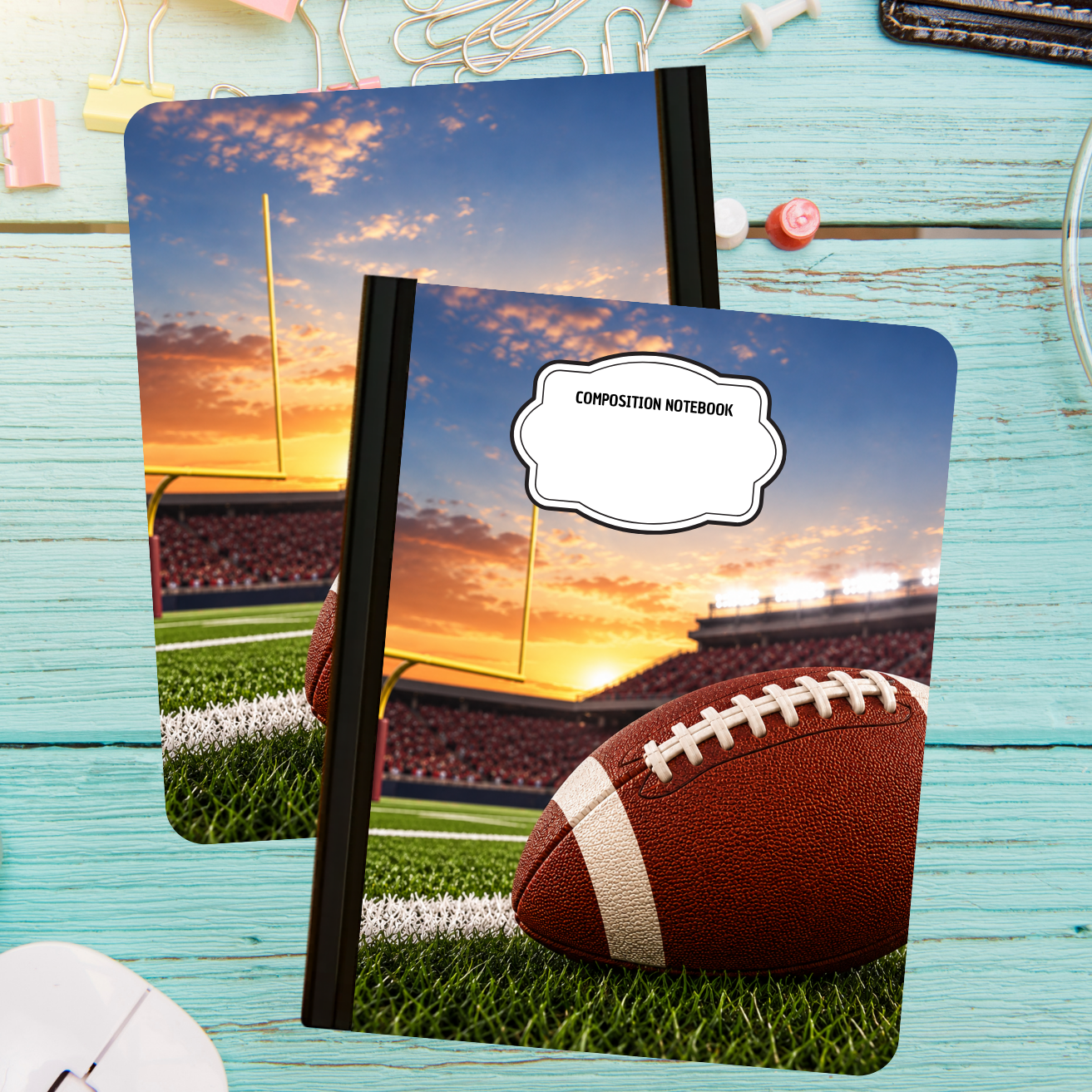 Composition Notebook - Football