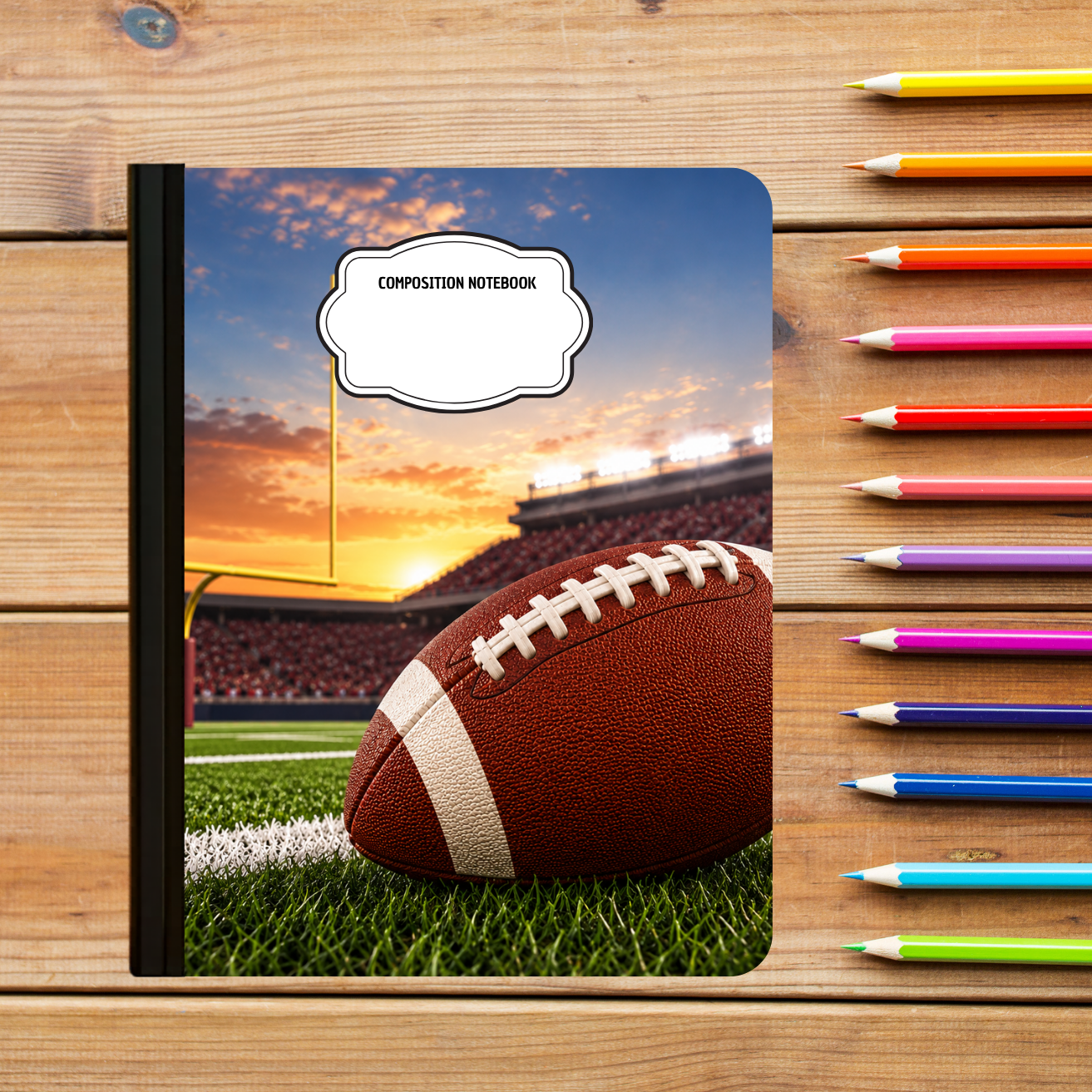Composition Notebook - Football