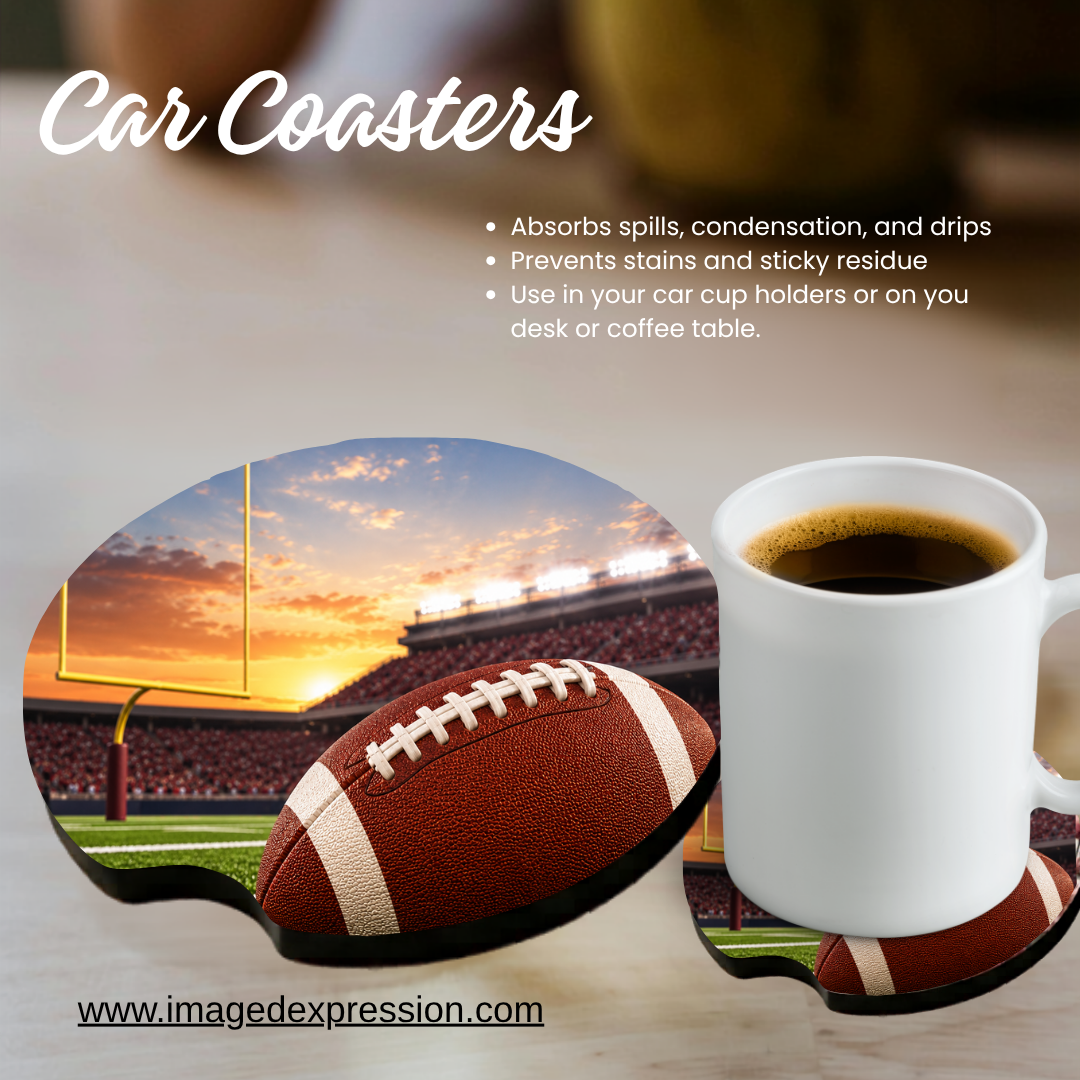 Car Coaster - Football