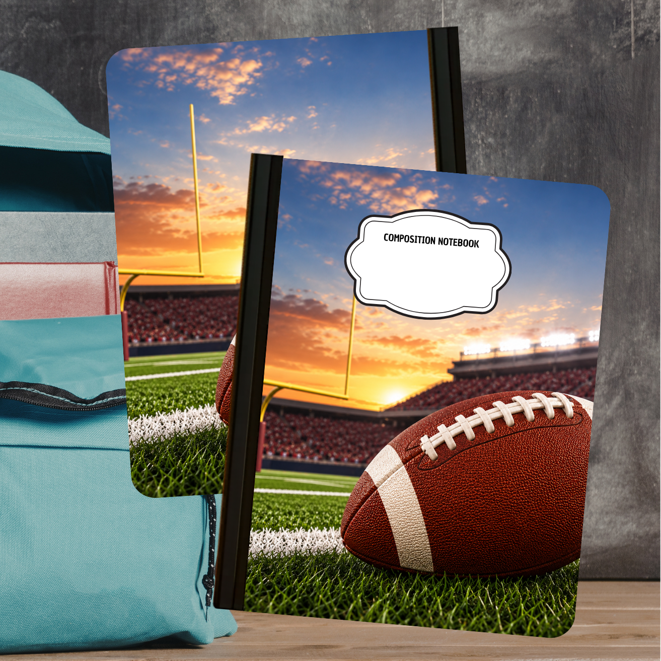 Composition Notebook - Football