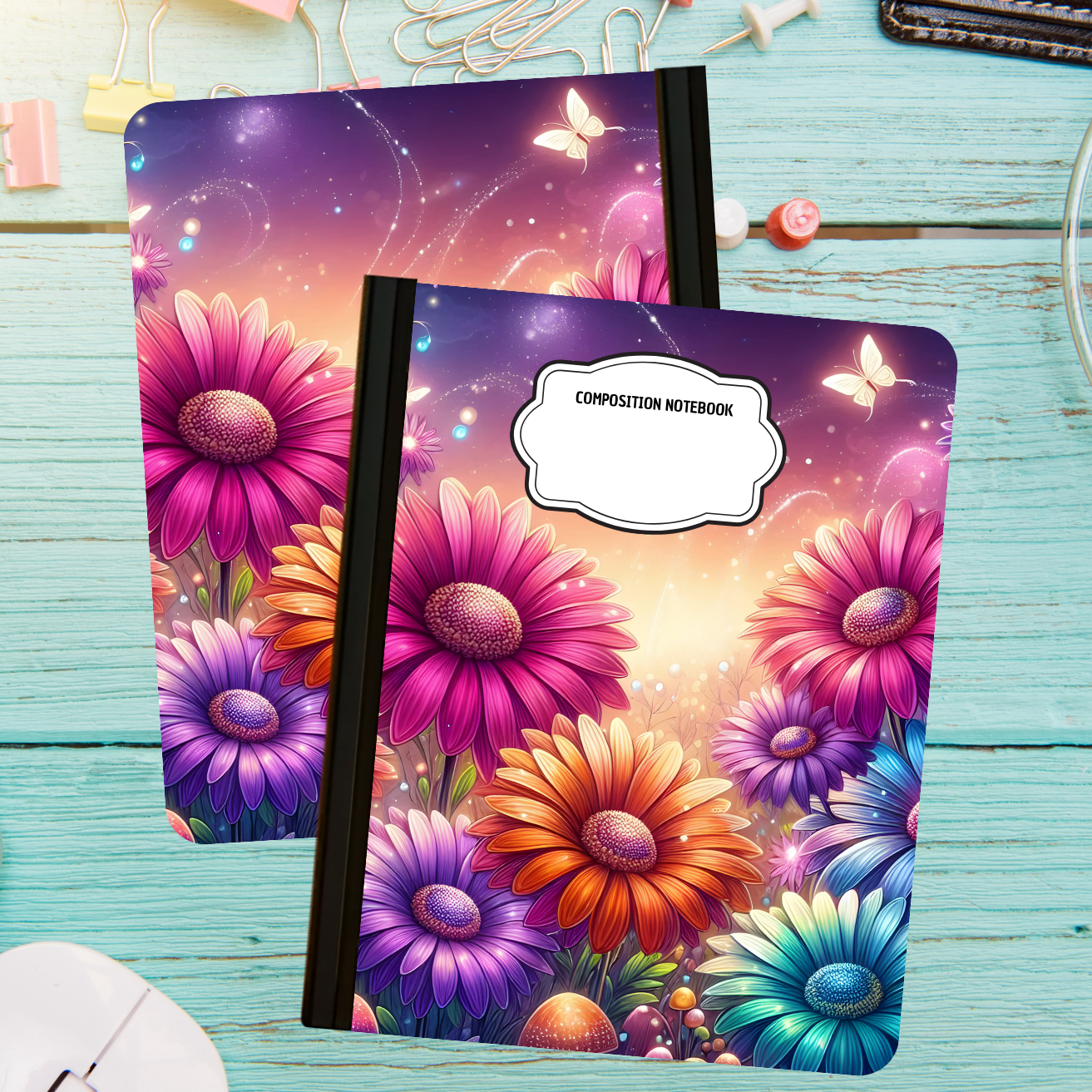 Composition Notebook - Gerber Daisies