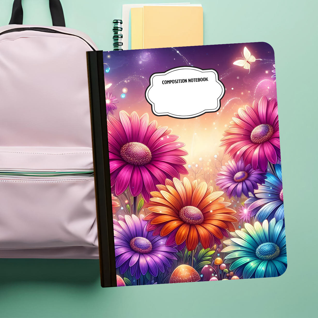 Composition Notebook - Gerber Daisies