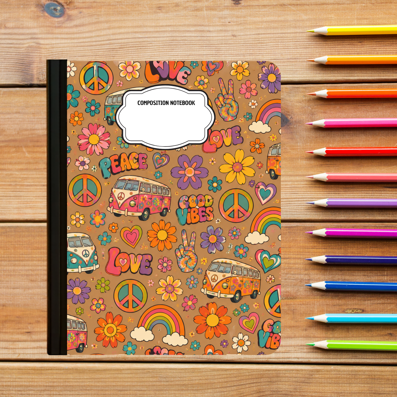 Composition Notebook - Groovy