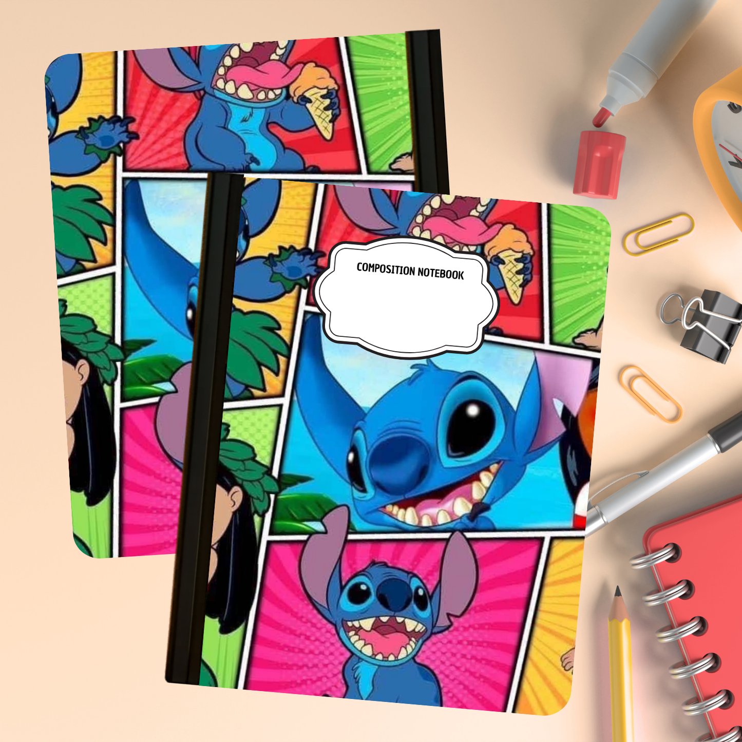 Composition Notebook - Hawaiian Comics