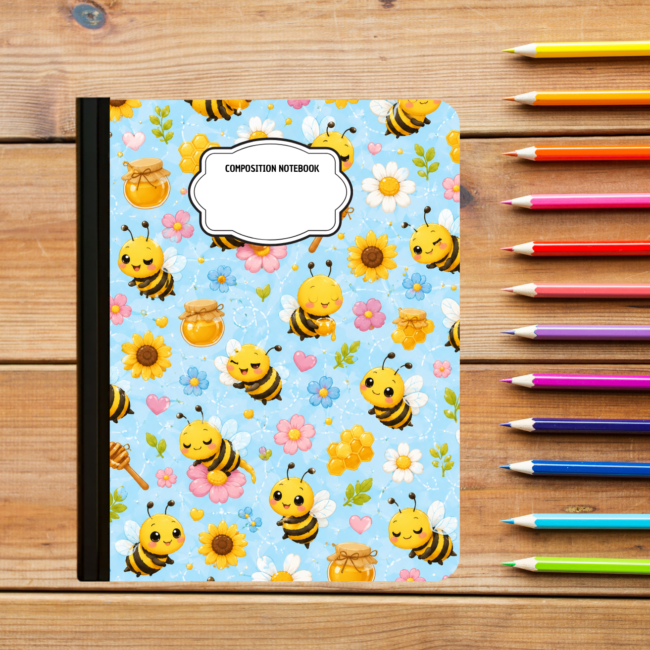 Composition Notebook - Honey Bee