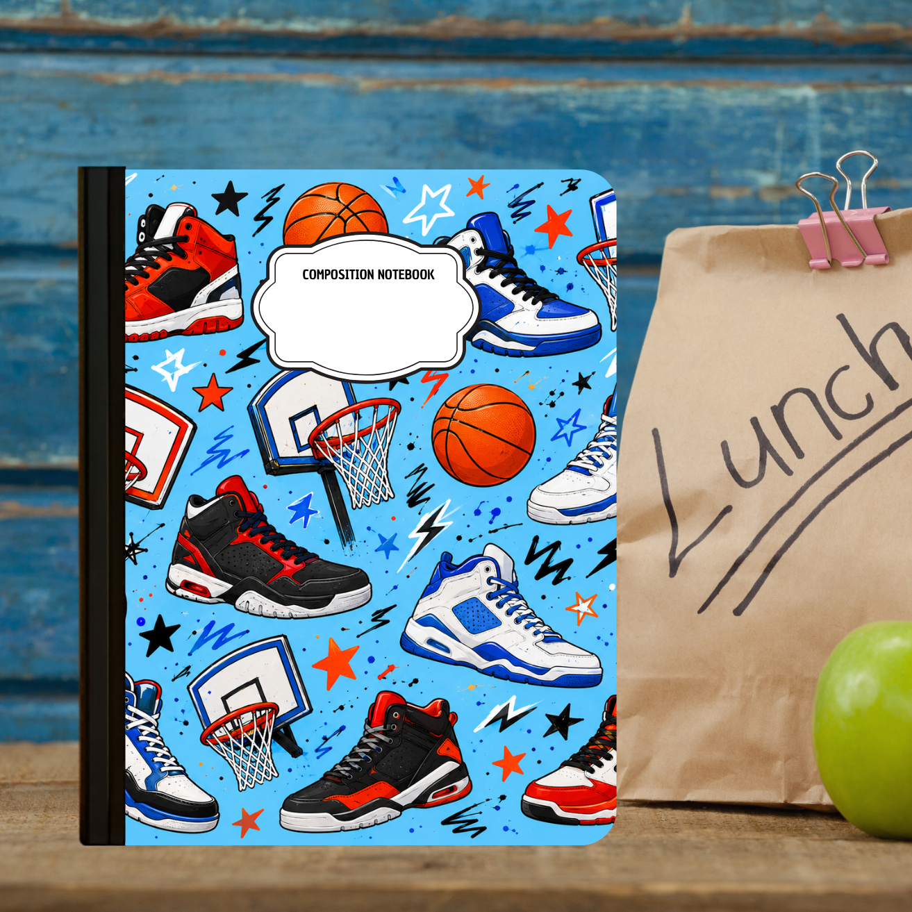 Composition Notebook - Hoops