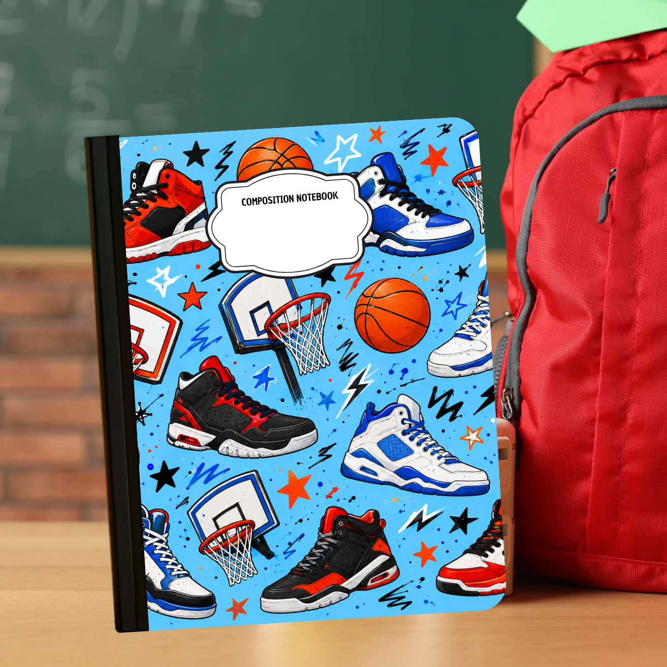 Composition Notebook - Hoops