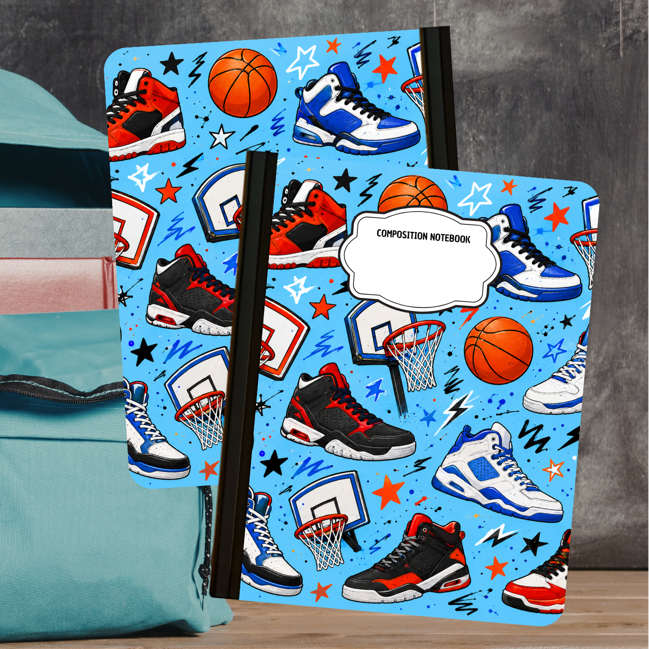 Composition Notebook - Hoops
