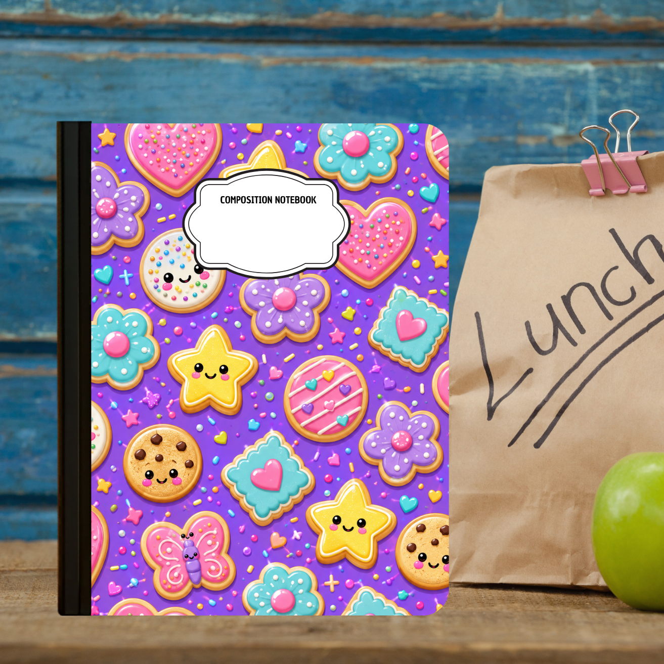 Composition Notebook - Iced Cookies