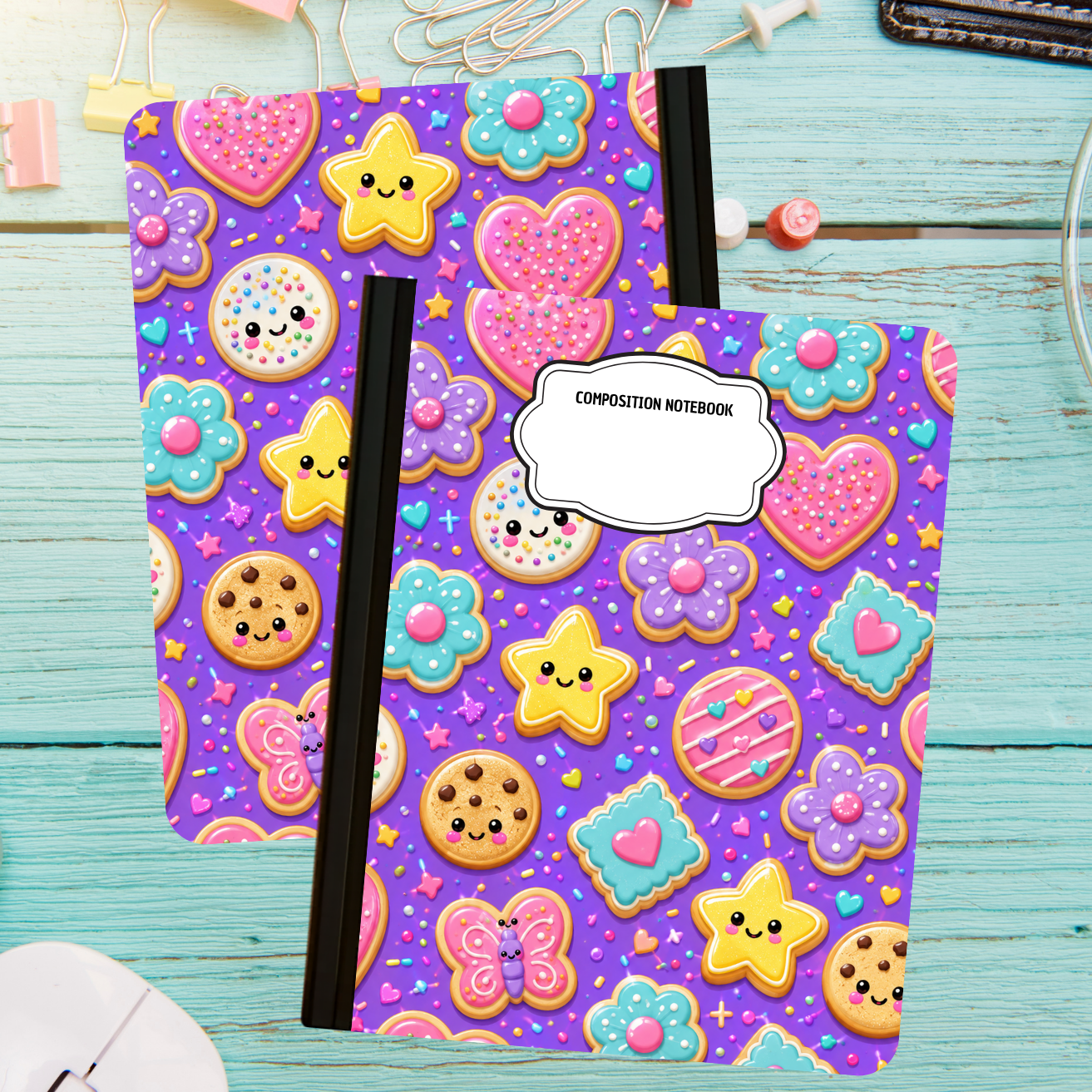 Composition Notebook - Iced Cookies