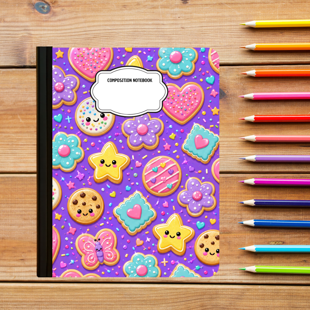 Composition Notebook - Iced Cookies