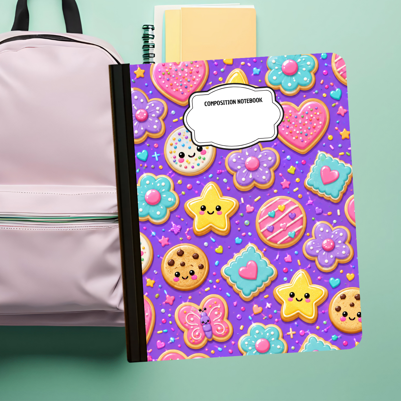 Composition Notebook - Iced Cookies